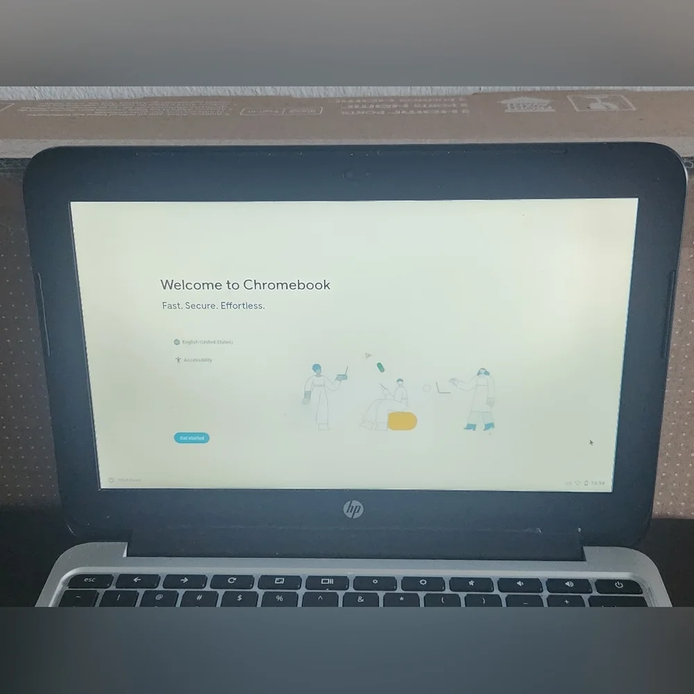 HP Chromebook 11 G4 (Celeron N2840 2.16GHz, 16GB SSD, 4GB RAM, Chrome OS)